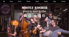 Desktop Screenshot of mostlykosher.com